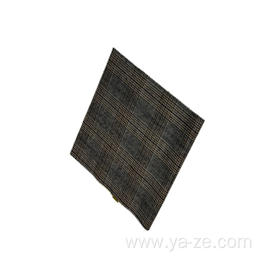 plaid check woolen yarn dyed suit fabric